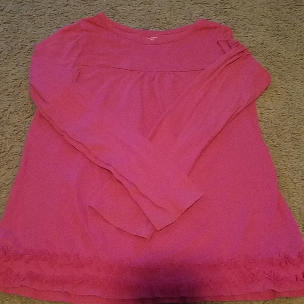 🎀 FADED GLORY 🎀 LONG SLEEVE PINK SHIRT